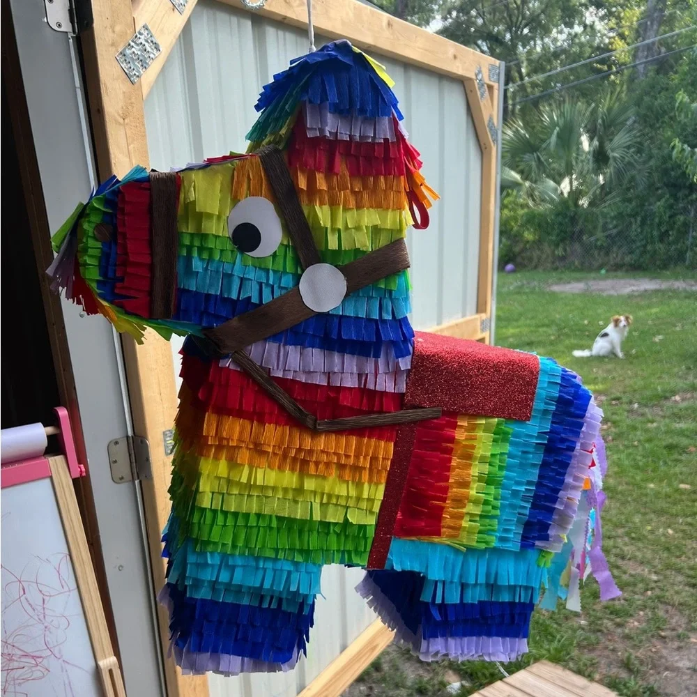 Colorful Donkey Pinata for Kids - Picture 8 of 8